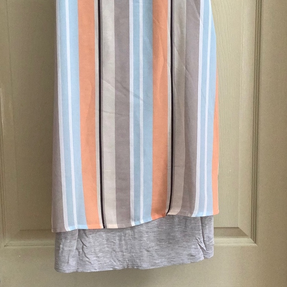 Anthropologie Dolan Left Coast Striped Layered Laurel Dress - Picture 10 of 13